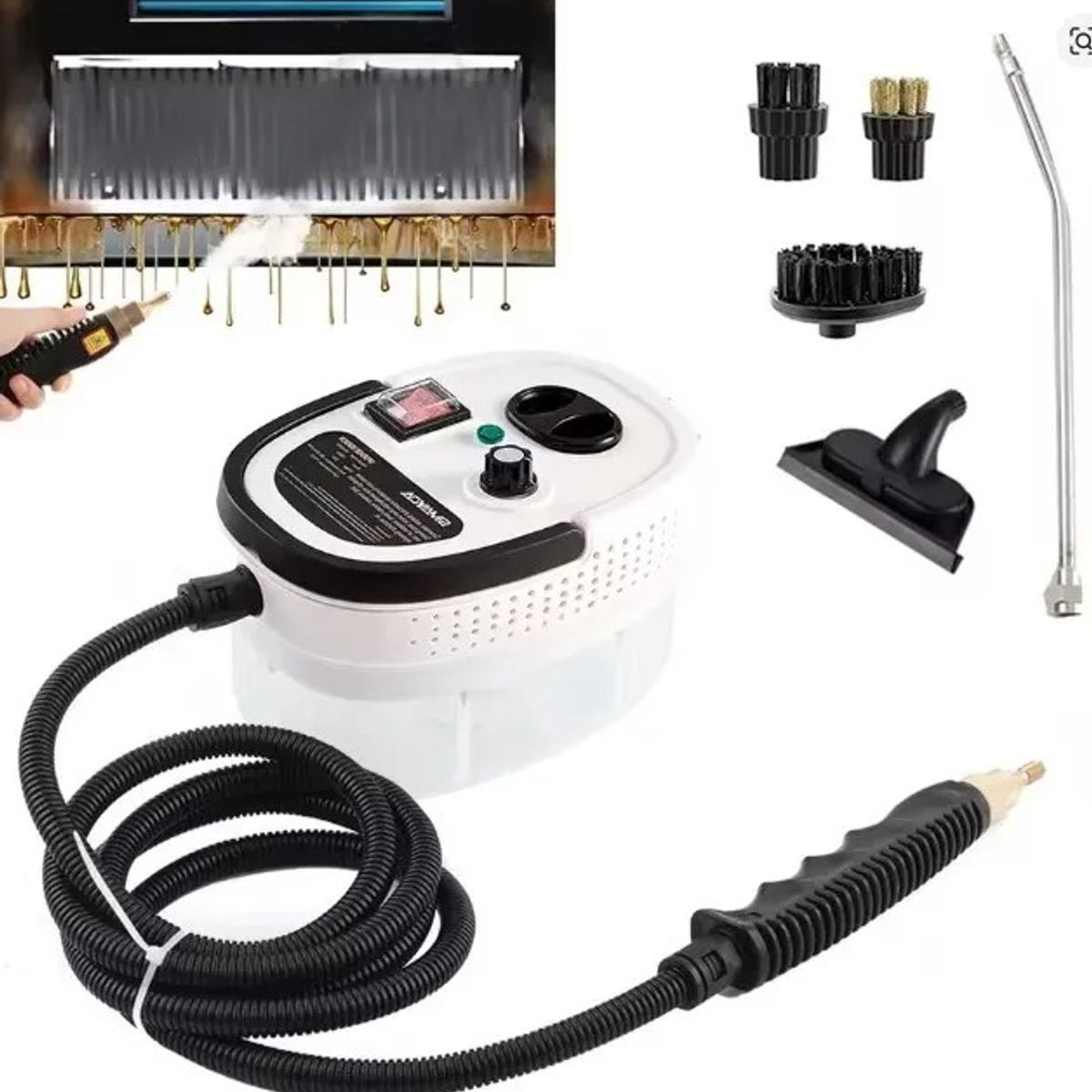 EVERSO - Limpiador De Vapor Alta Potencia Maquina Limpieza A Vapor