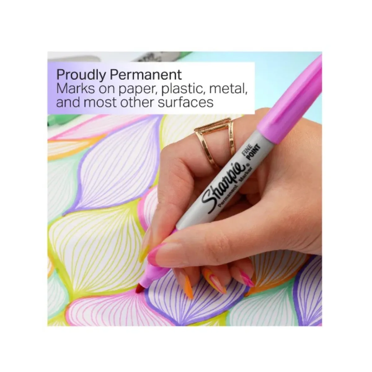 SHARPIE - Rotuladores Sharpie Glam Pop x5