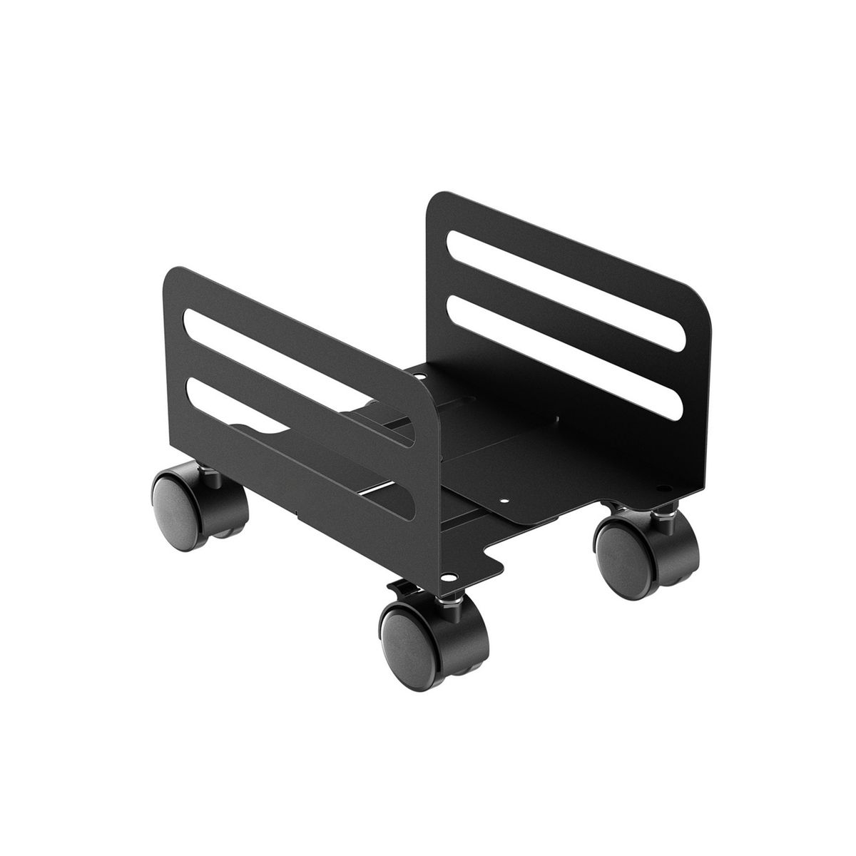 NEO DIGITAL - Soporte para CPU tamaño ajustable con ruedas giratorias y ruedas de bloqueo ZJ-03