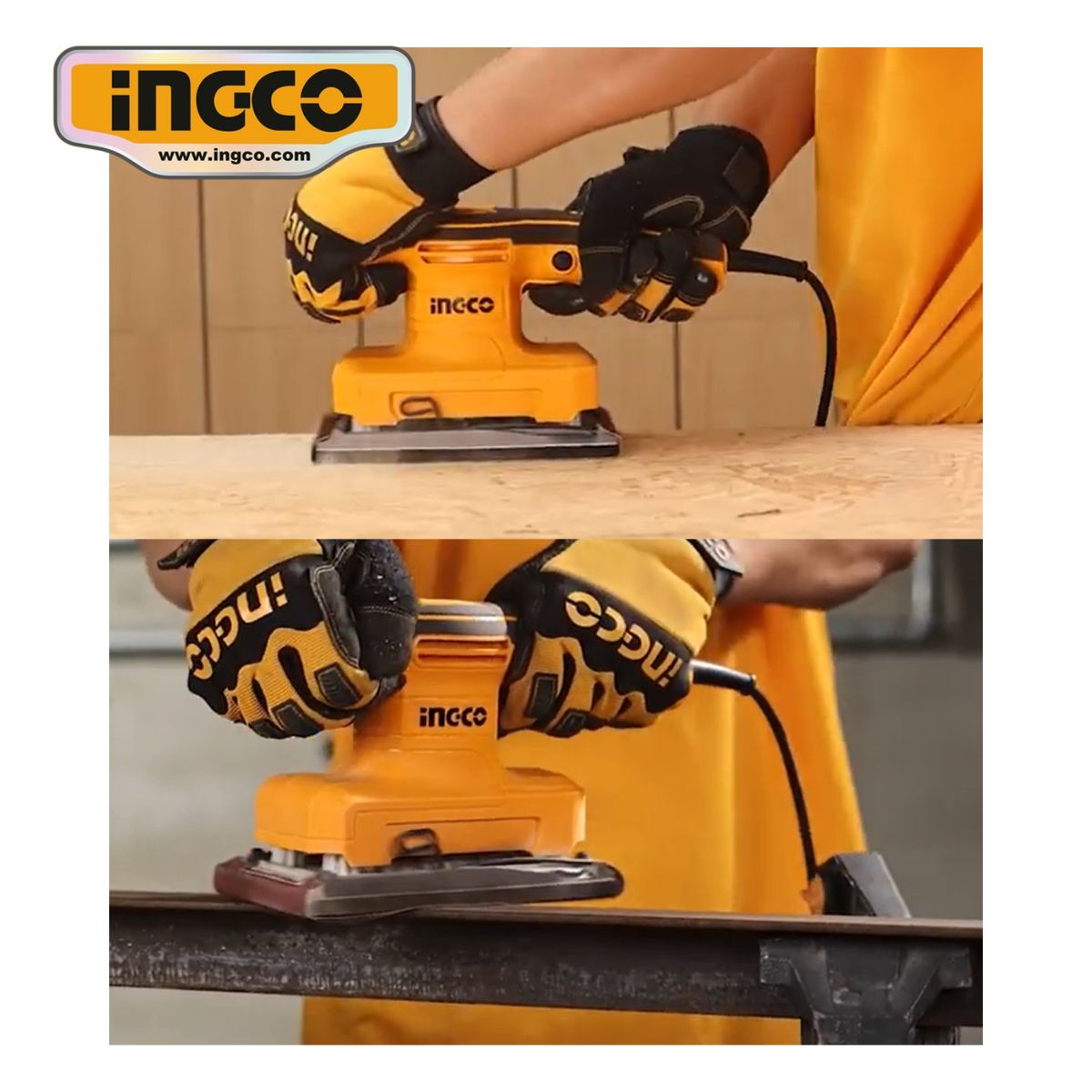 INGCO TOOLS - FS3216 LIJADORA ORBITAL ELÉCTRICA 320W + 5 LIJAS