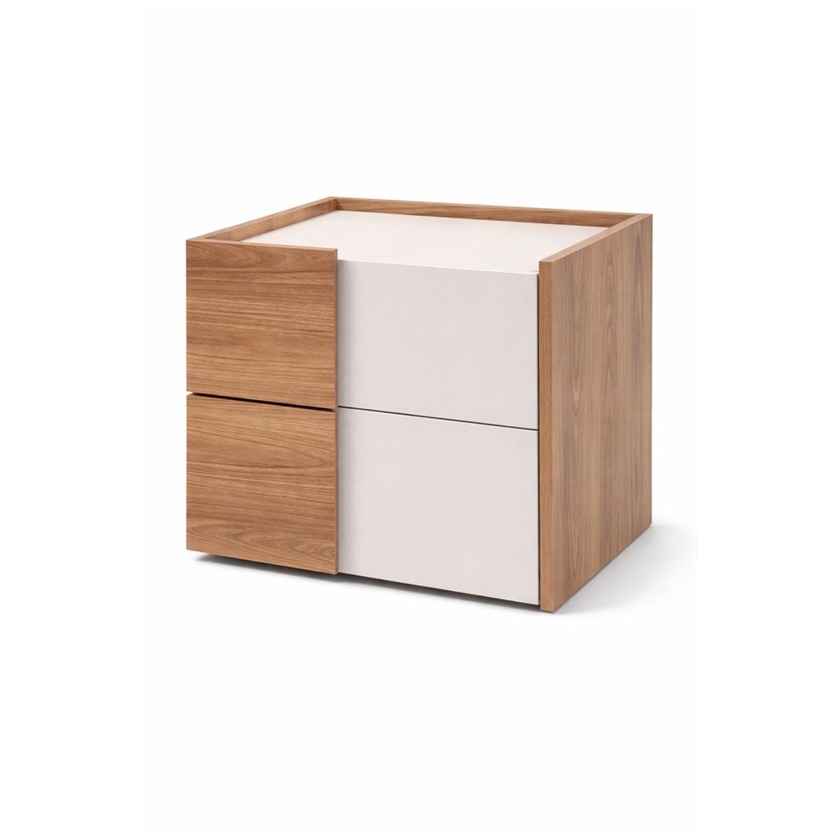 TU MESITA - Velador Moderno Ray Color BlancoPanela TU MESITA