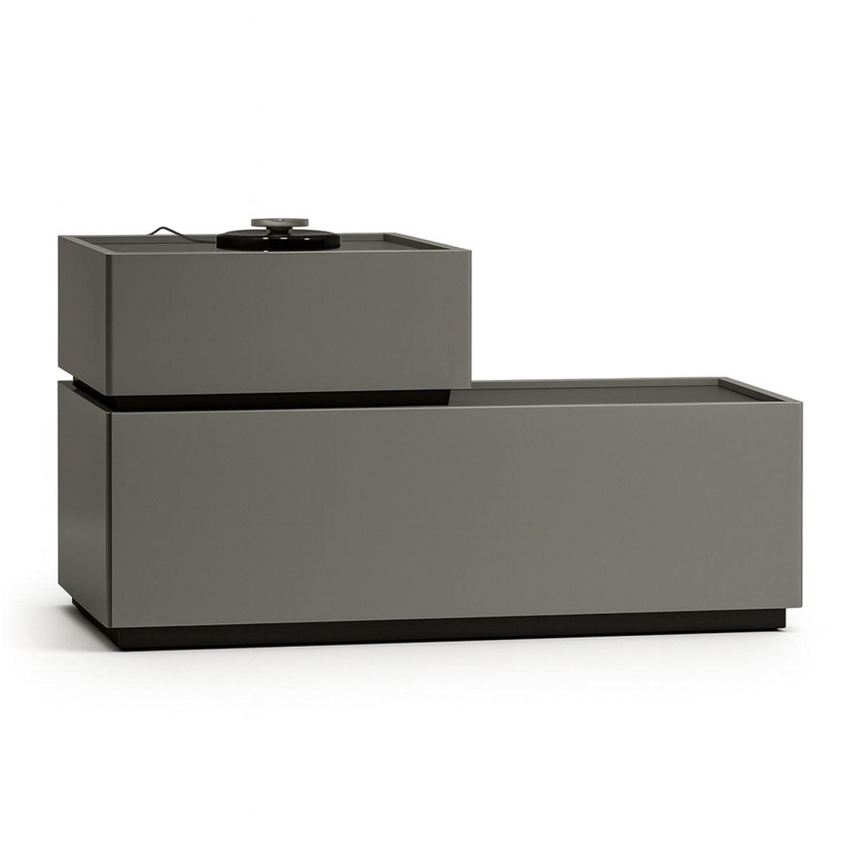 TU MESITA - Velador Karen Color Gris TU MESITA