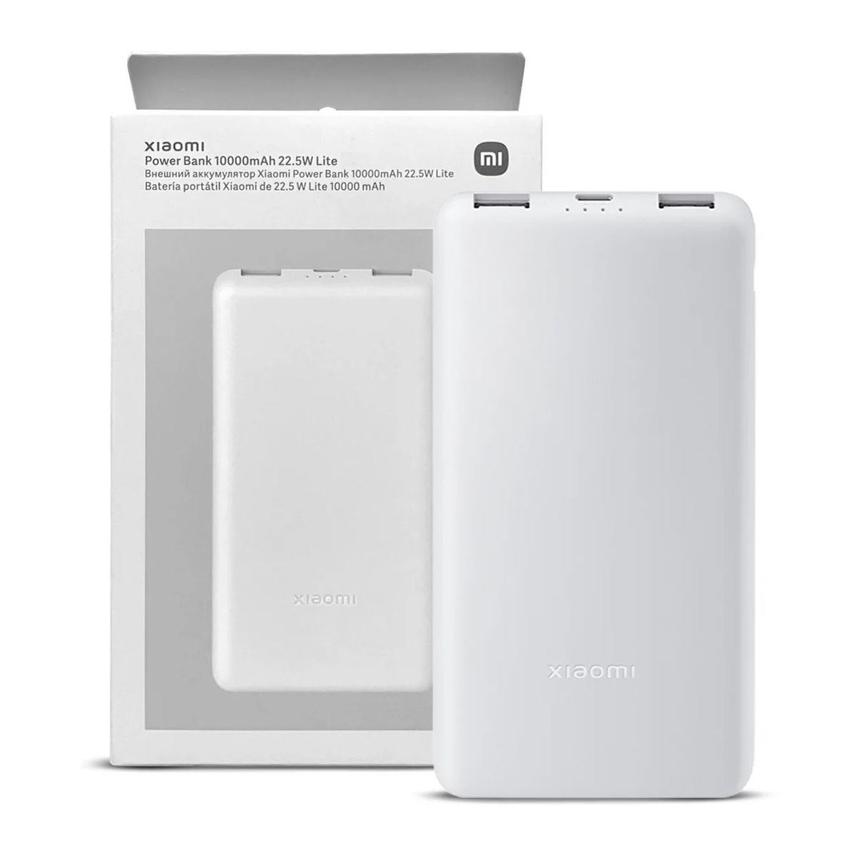 XIAOMI - Power Bank Xiaomi 10000 mAh Tipo C 22.5w Lite