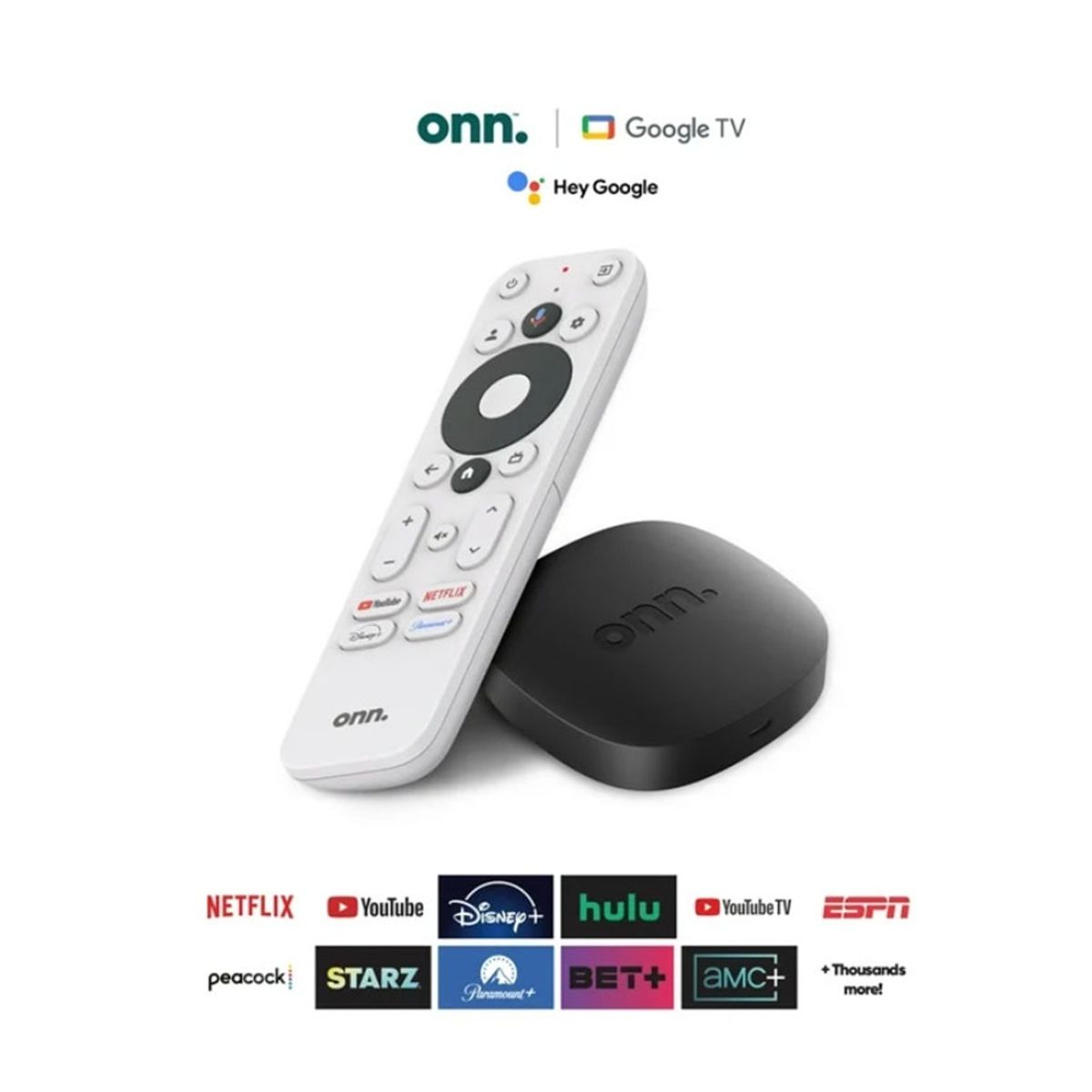 ONN - Onn 4K Streaming Device con Google TV