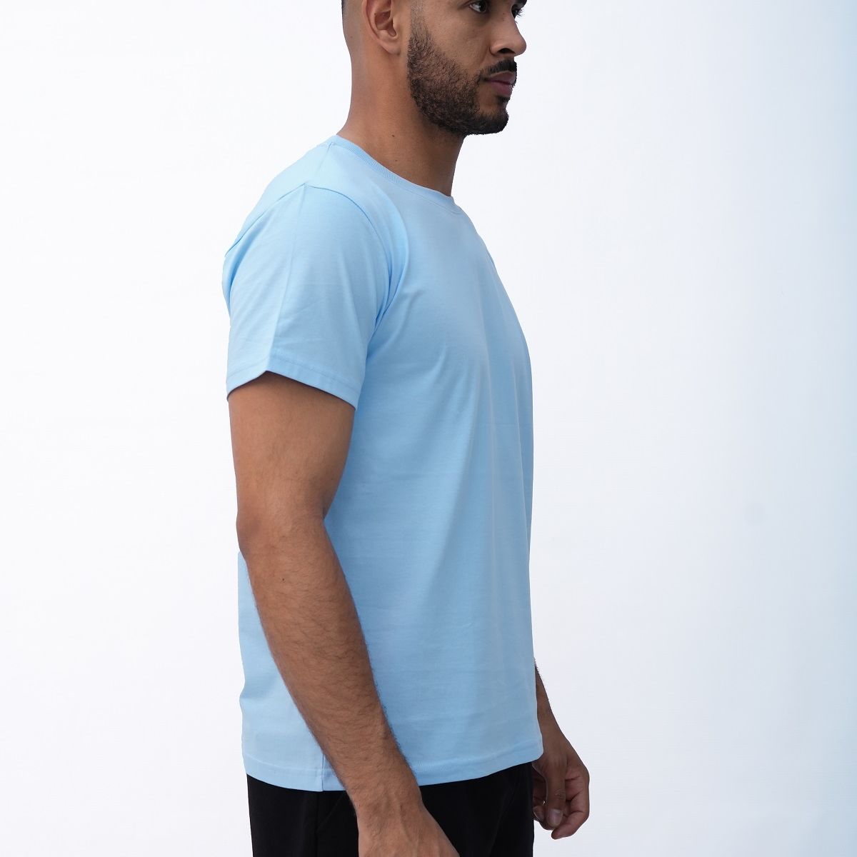 NEW YORK STARS - Polo Manga corta-Celeste