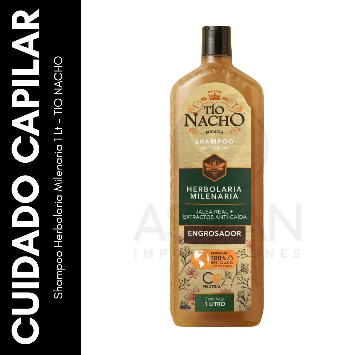 GENERICO - Shampoo Herbolaria Milenaria 1 Lt - TIO NACHO