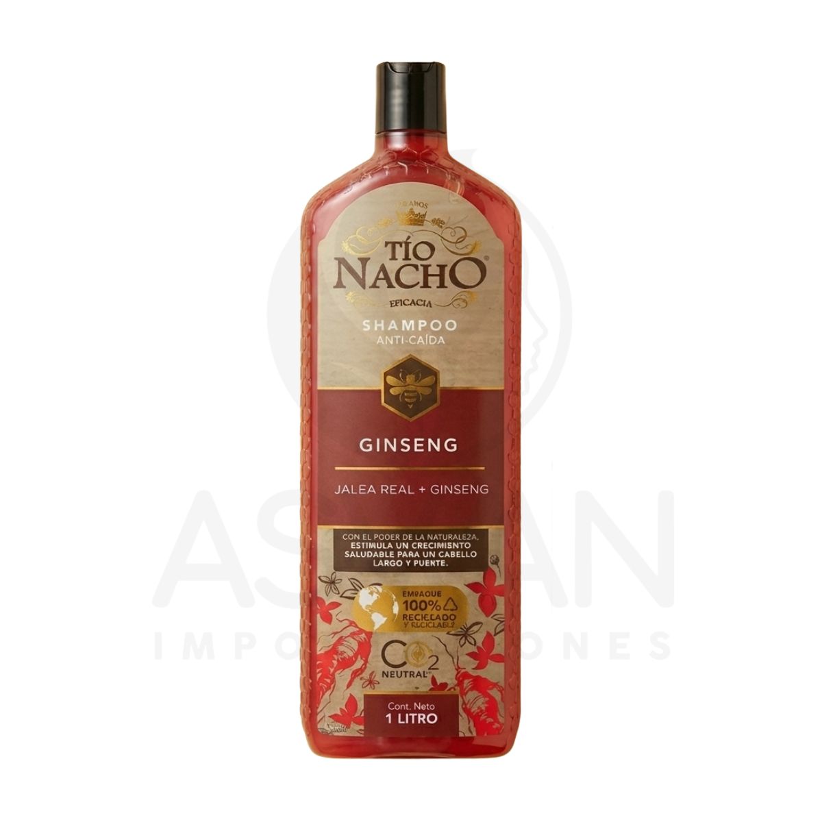 GENERICO - Shampoo Ginseng 1 Lt - TIO NACHO