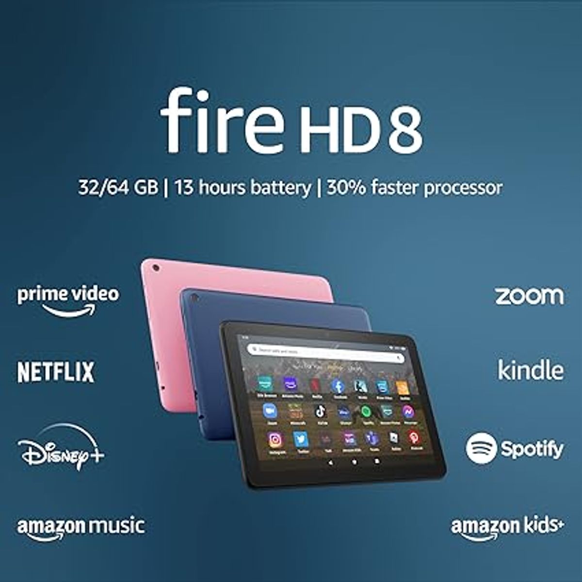AMAZON - AMAZON TABLET FIRE HD 8 32GB 8 PULGADAS DENIM