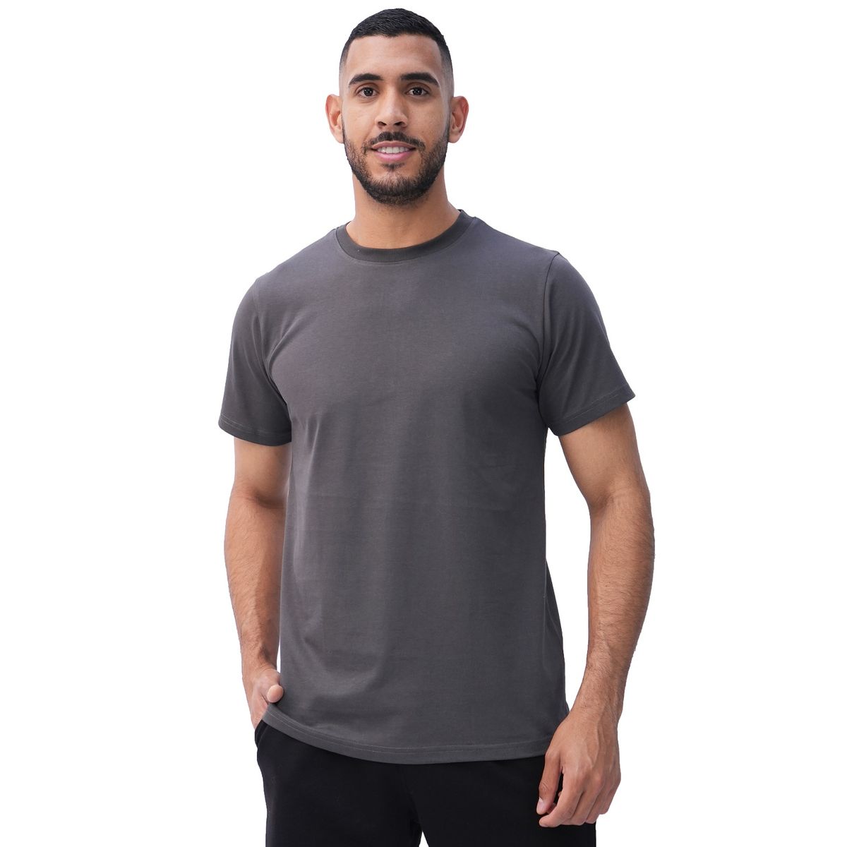 NEW YORK STARS - Polo Manga corta -Gris Oscuro