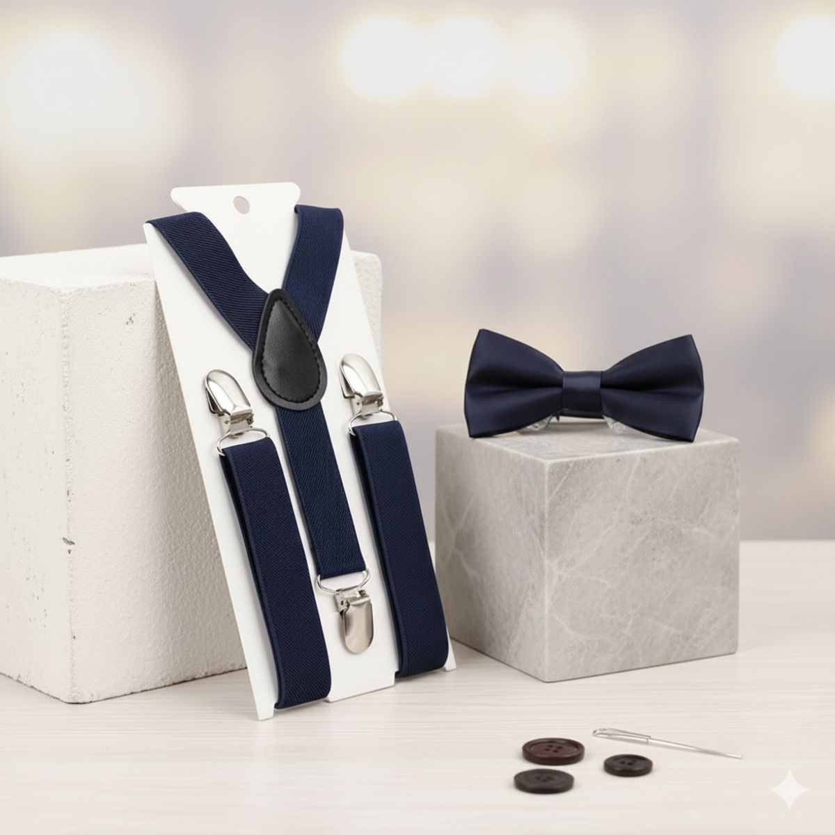 GENERICO - TIRANTE+ CORBARTA PARA NIÑO BEBE - ELEVANDO PARA TERNO Y TRAJE DE NIÑO