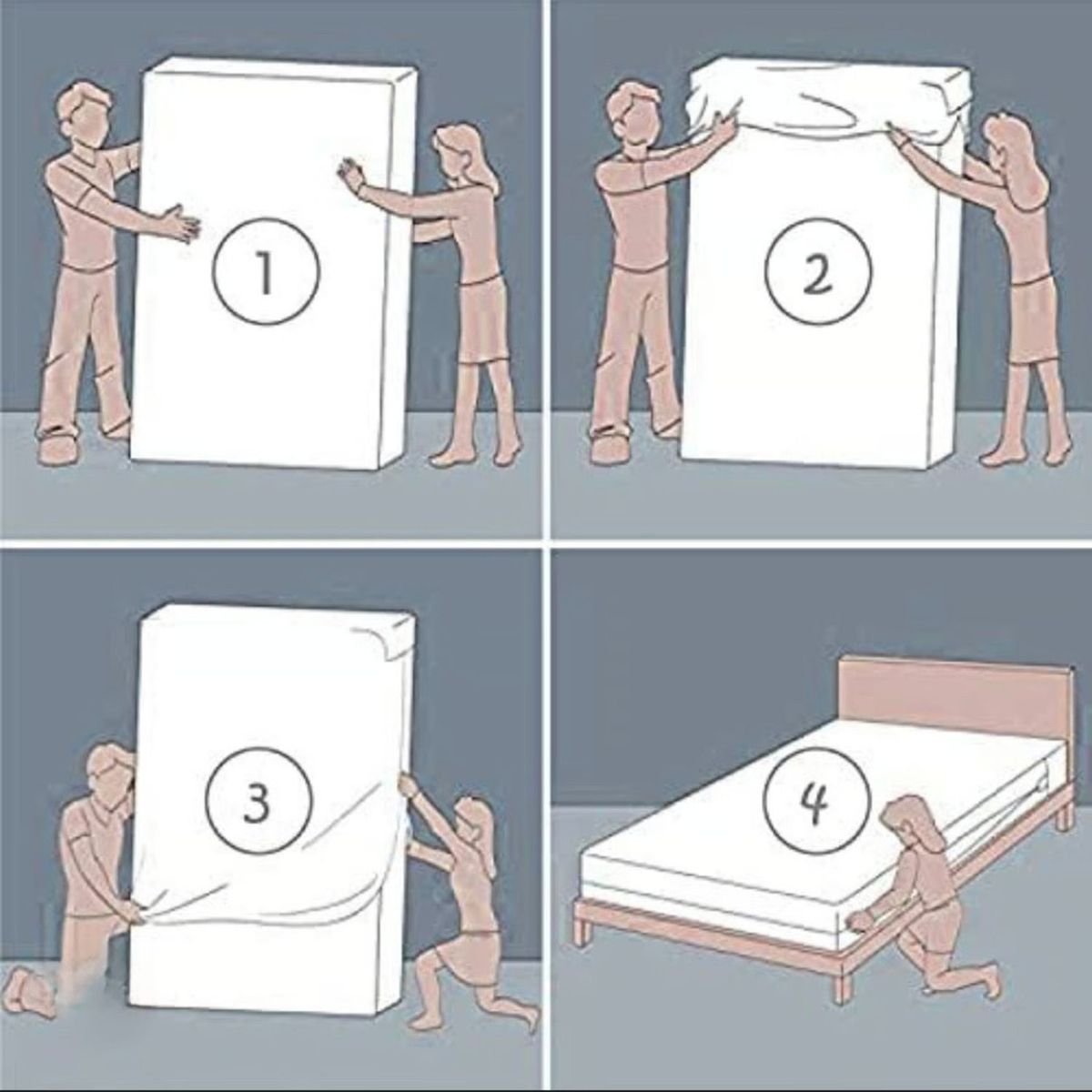 GENERICO - Protector de Colchon 2 Plazas Impermeable con CIerre