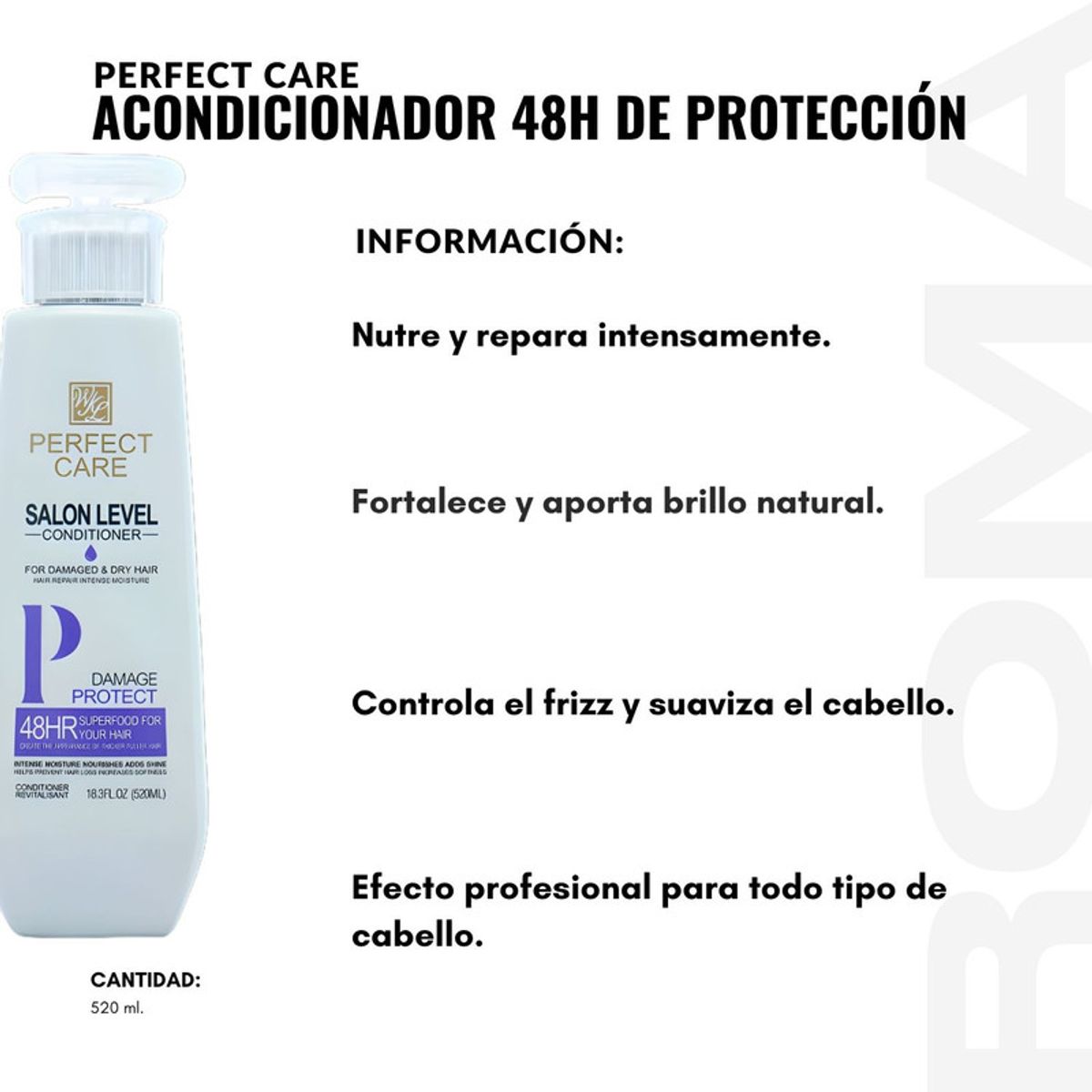 GENERICO - ACONDICIONADOR 48H DE PROTECCIÓN 520ML PERFECT CARE