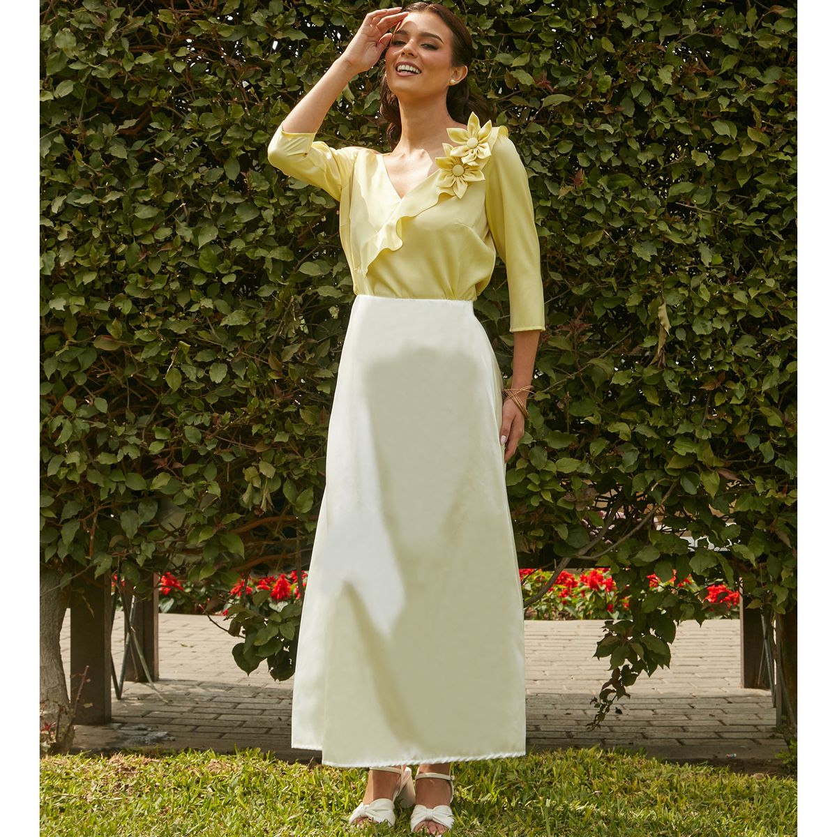 DOLCATTA - Blusa Fiorenza - Yellow Color - Dolcatta