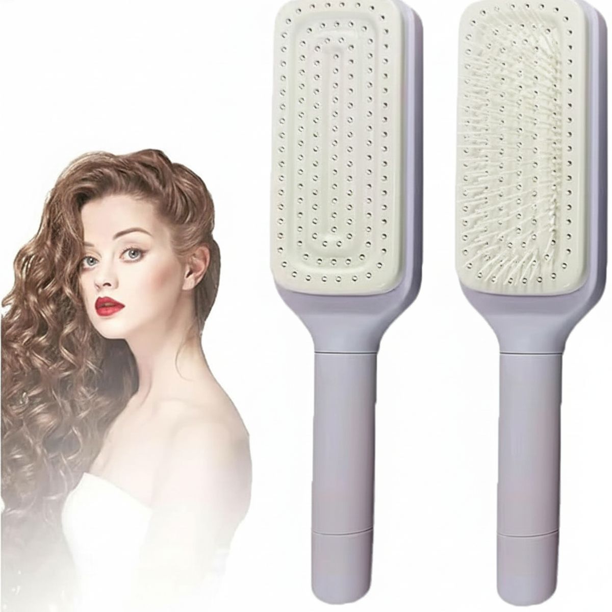 GENERICO - Peine con Cerdas Removibles-HairFix