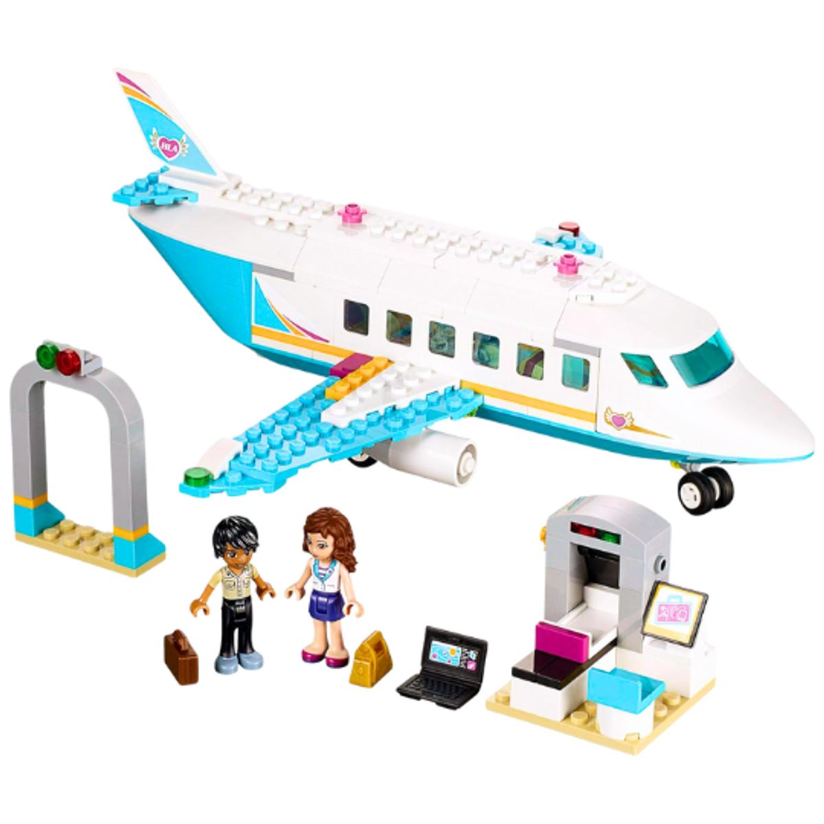 GENERICO - Juguete Set Armable Viaje en Avion 230 pzs