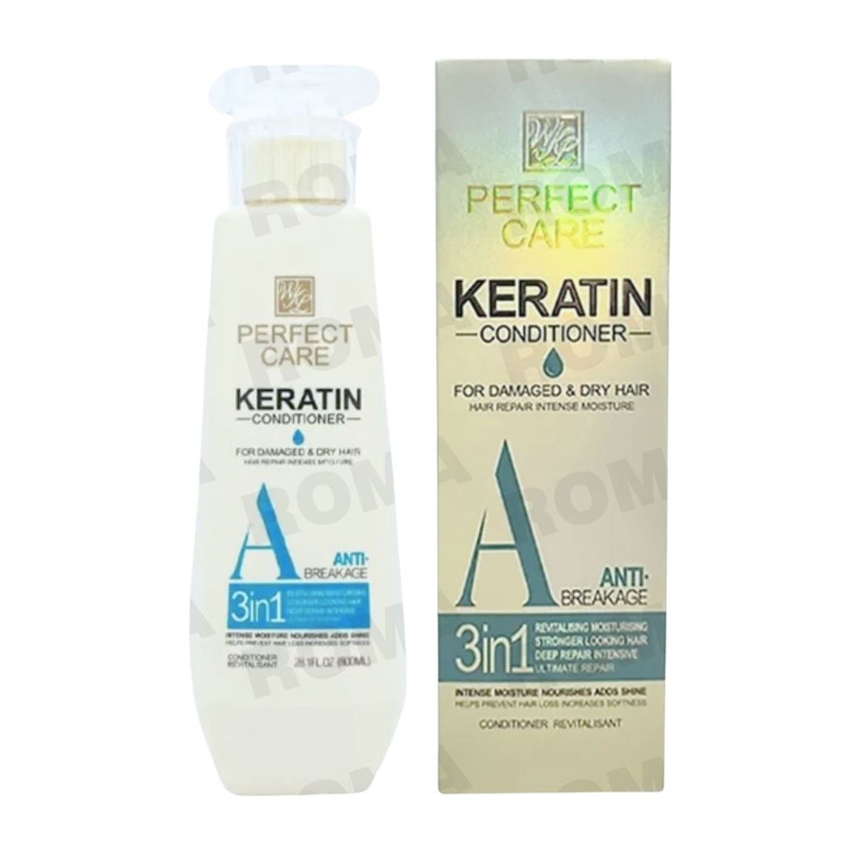GENERICO - ACONDICIONADOR KERATINA 3 EN 1 800ML PERFECT CARE