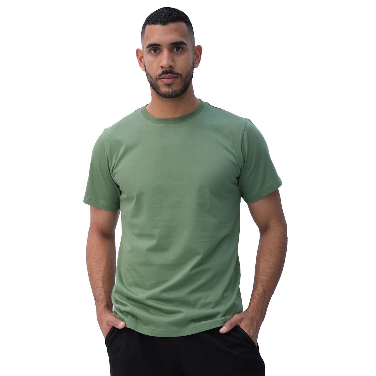 NEW YORK STARS - Polo Manga Corta Verde Jade