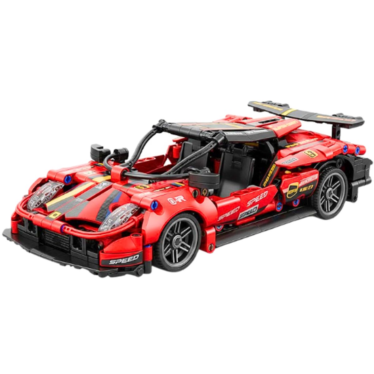 GENERICO - Juguete Set Armable Auto Deportivo Rojo 426 pzs