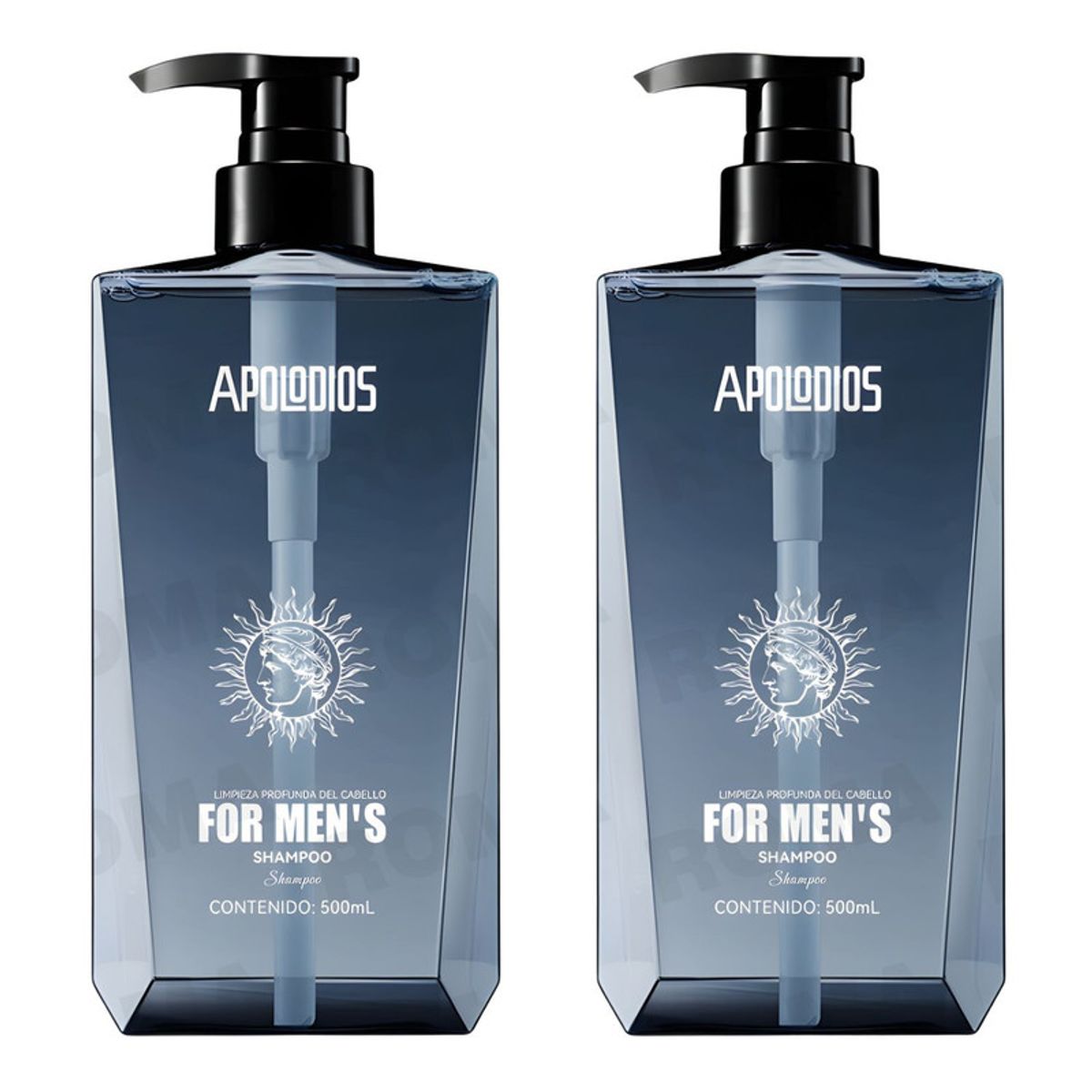 GENERICO - PACK 2 SHAMPOO FOR MEN 500ML APOLODIOS