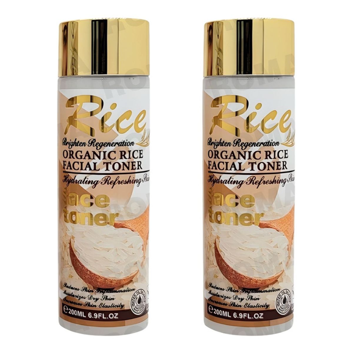 WOKALI - PACK 2 TÓNICO FACIAL EN GEL ARROZ 200ML WOKALI