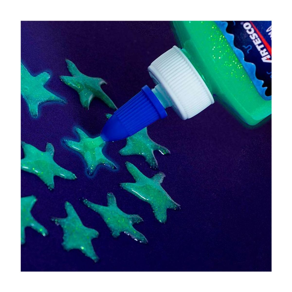 ARTESCO - Pack Para Hacer Slime Glow In The Dark Ghost