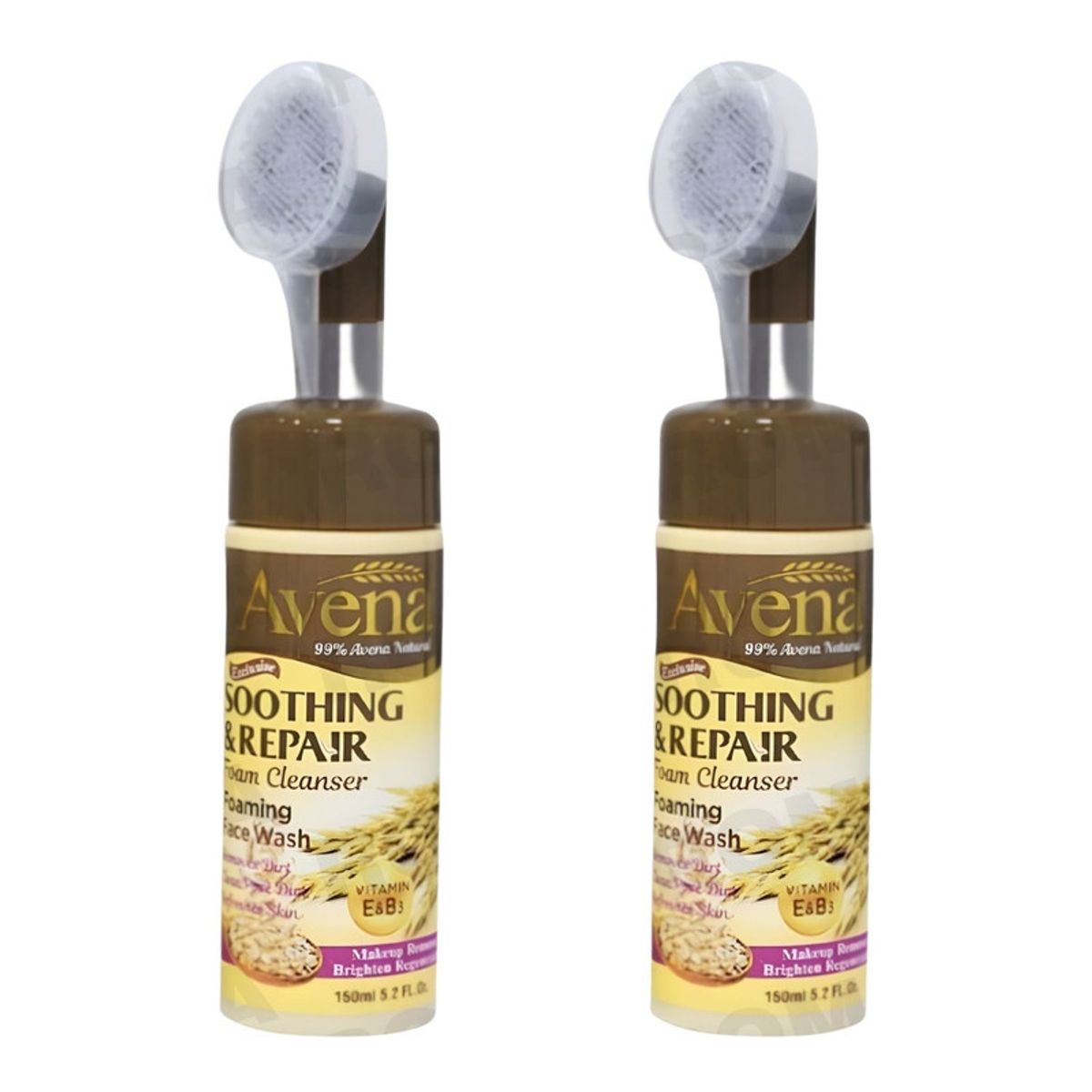 WOKALI - PACK 2 LIMPIADOR FACIAL EN ESPUMA AVENA 150ML WOKALI