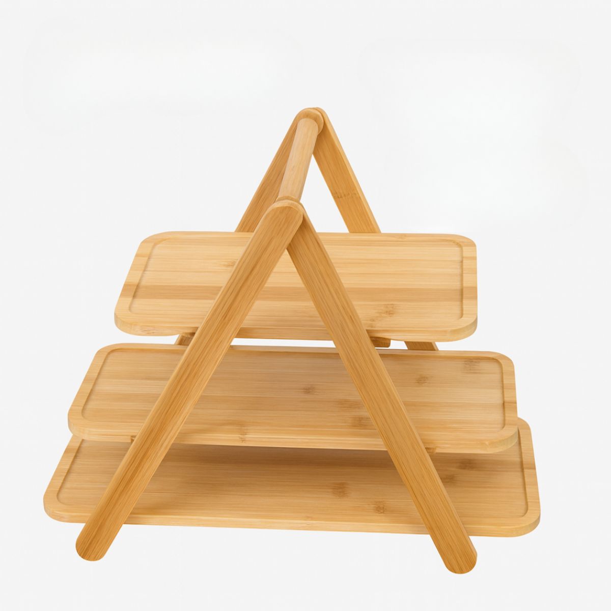 INSPIRA MARKET - Organizador 3 Niveles Bambú