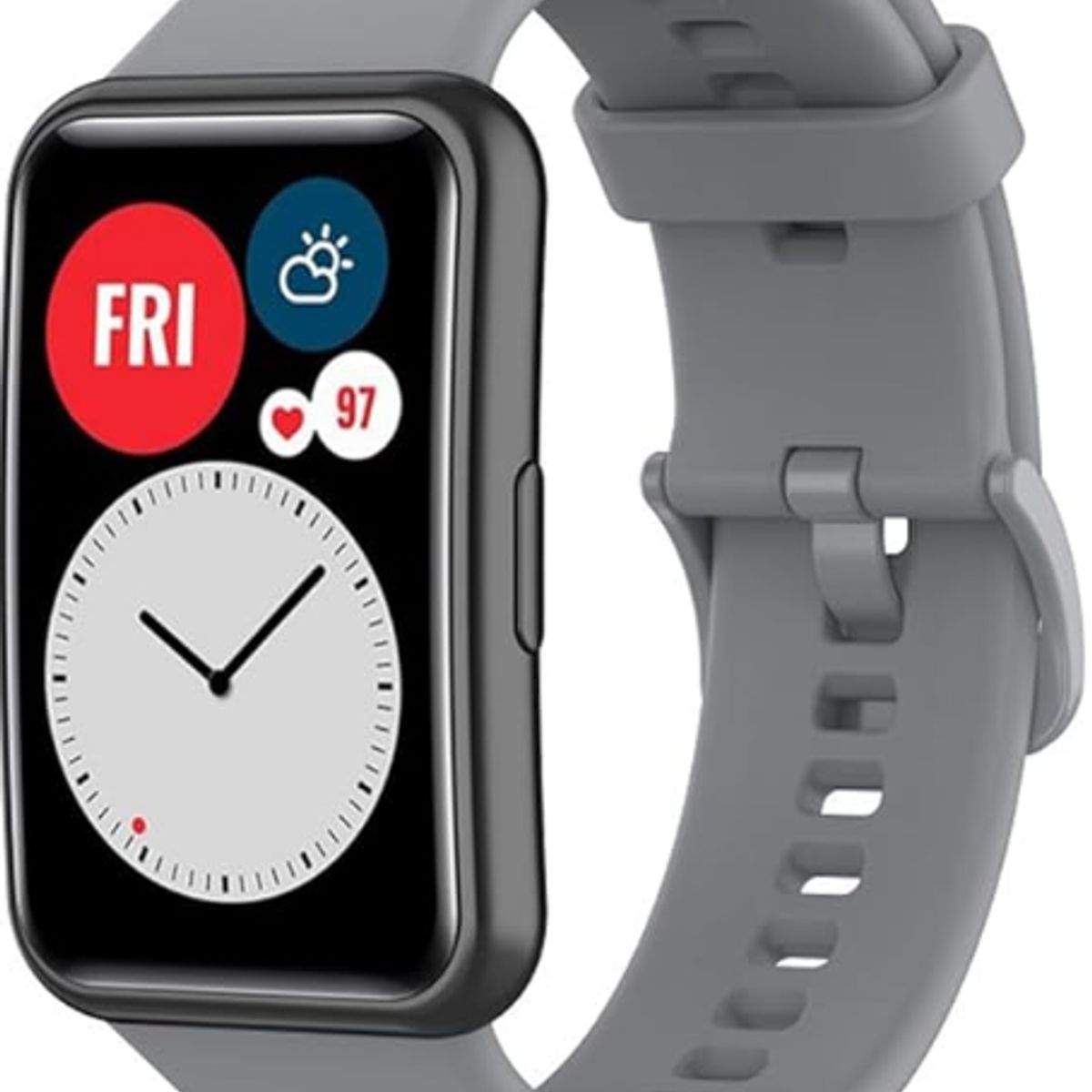 GENERICO - Correa de Silicona para Huawei Fit 1 - GRIS