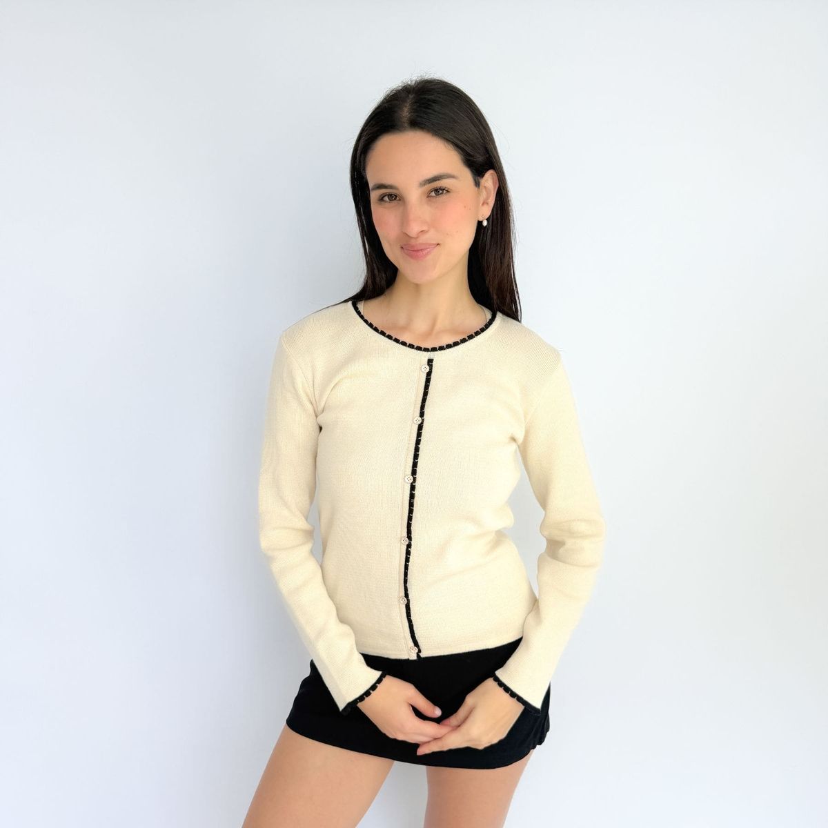 INTROSPECTIVA MODA - CARDIGAN DE HILO MODELO ROSS