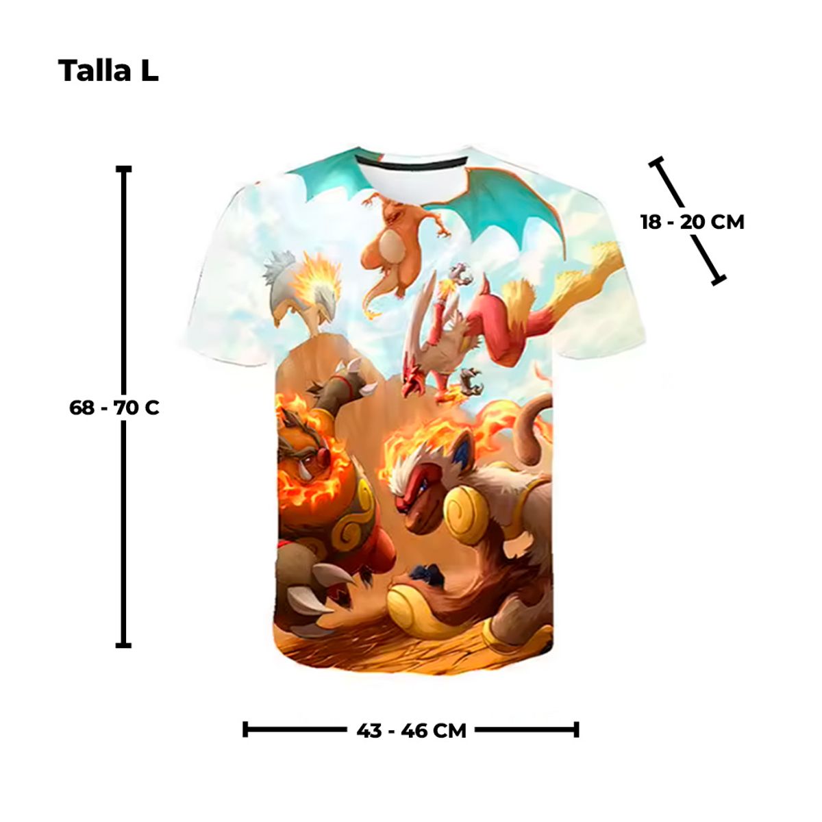 GENERICO - Polo Tipo Fuego Edicion Talla L