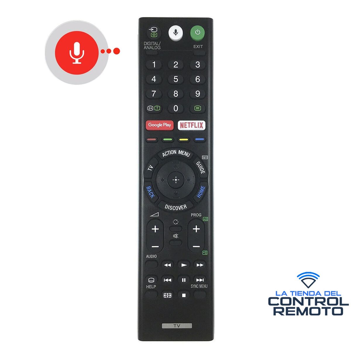 GENERICO - Controles Remoto TX200 Con Voz Para Tv Sony Smart Bravia Smart