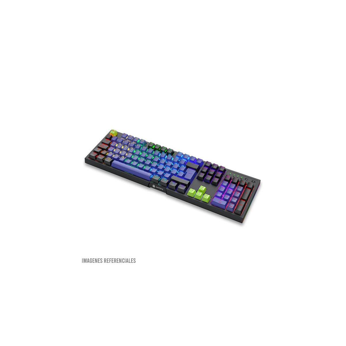 ANTRYX - TECLADO MECANICO INALAMBRICO ANTRYX MK865 TRIX BLUE SWITCH AMK-865TXKBL-SP