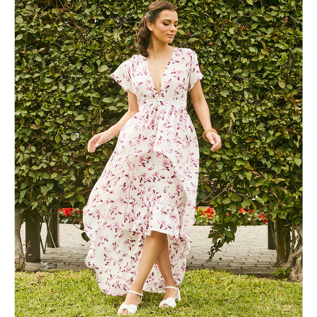 DOLCATTA - Vestido Sakura - Flowers Print - Dolcatta