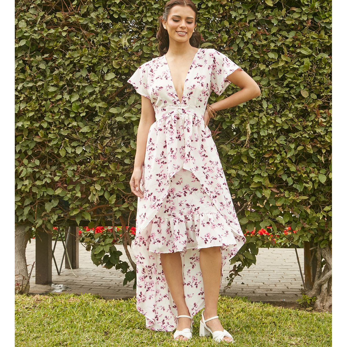 DOLCATTA - Vestido Sakura - Flowers Print - Dolcatta