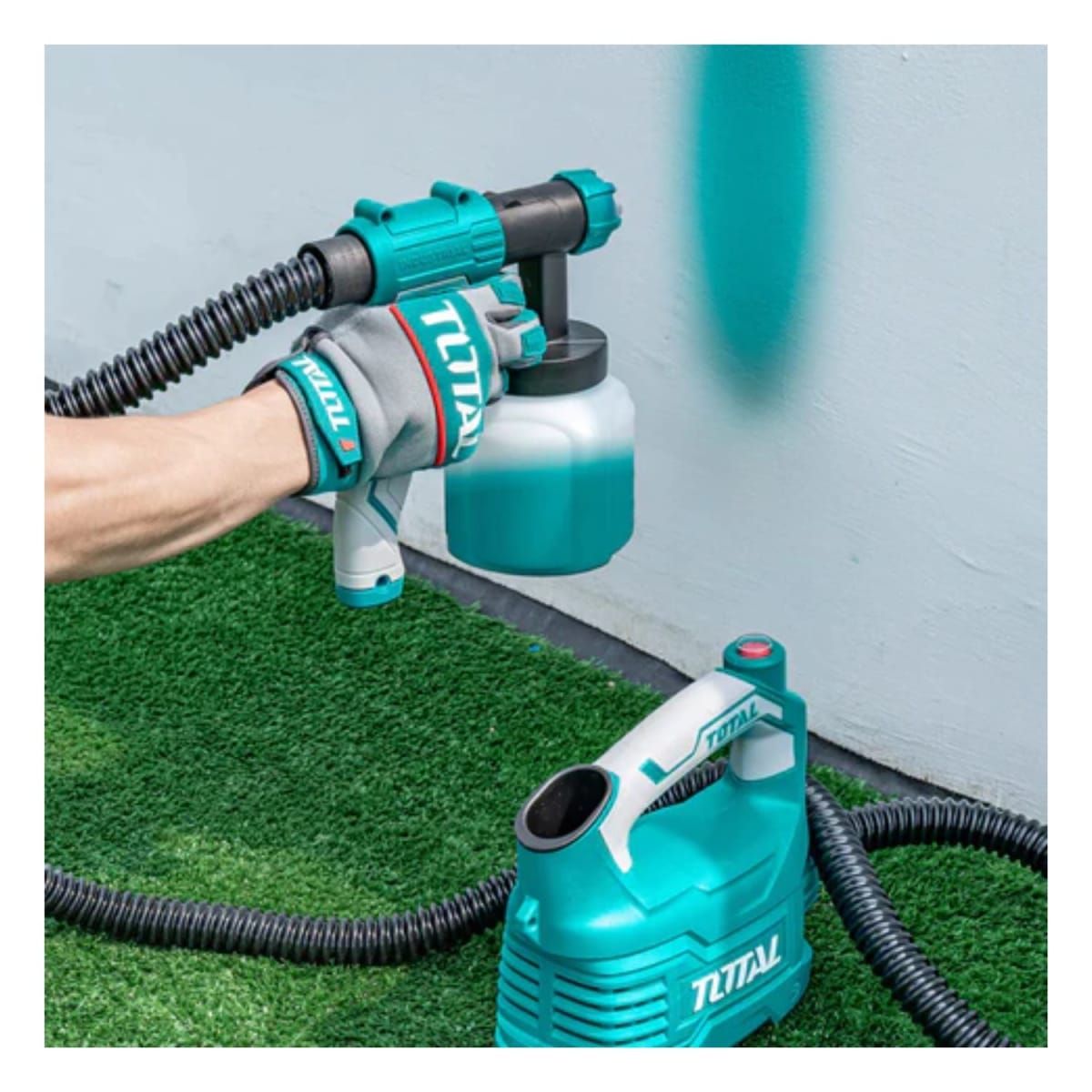 TOTAL TOOLS - Pistola de Pintar Eléctrica 550W Total TT50062