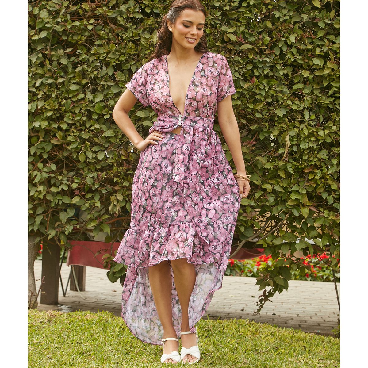 DOLCATTA - Falda Sakura - Flowers Print - Dolcatta