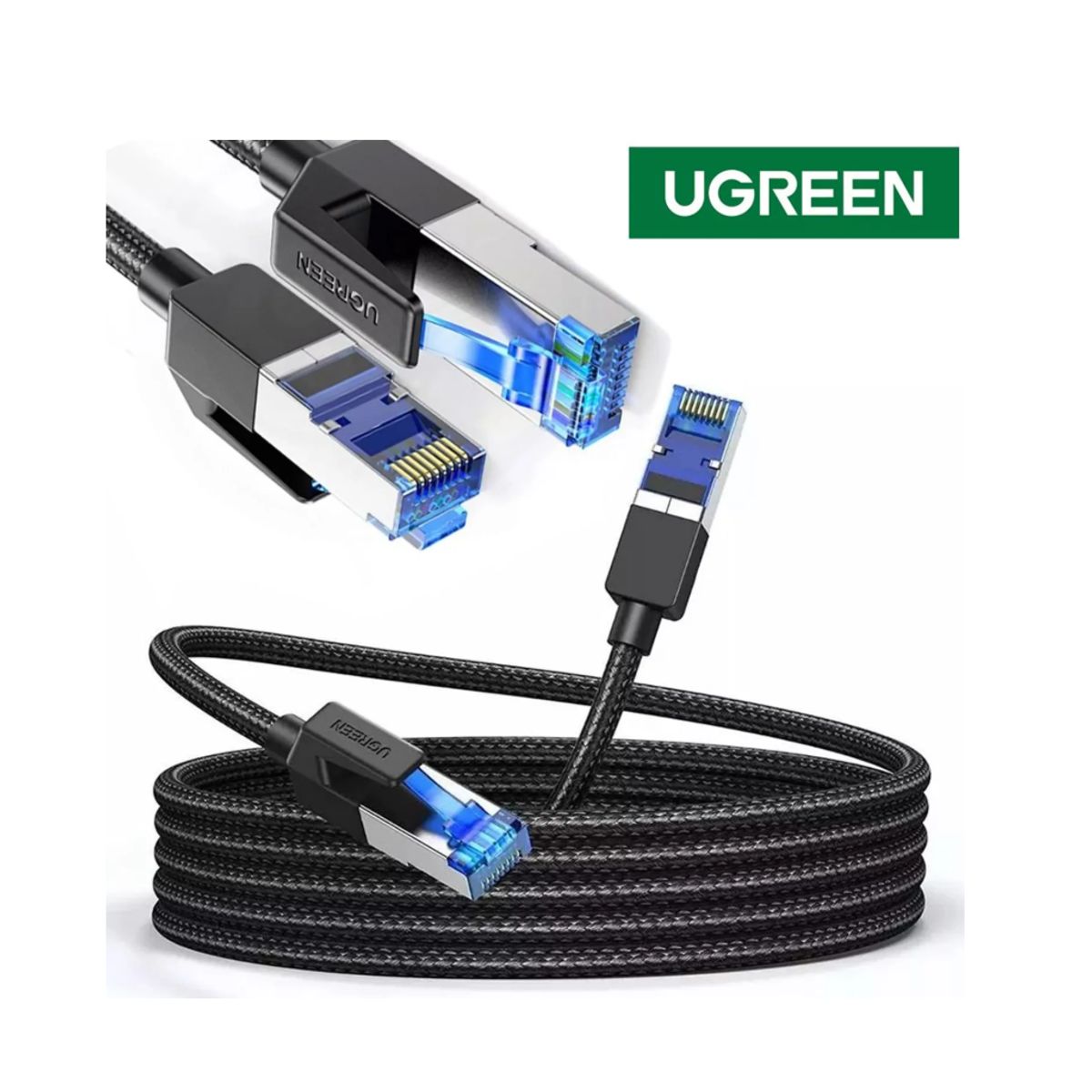 UGREEN - Cable De Red Cat8 Conector Rj45 40 Gbps Lan Ethernet 2 Metros UGREEN