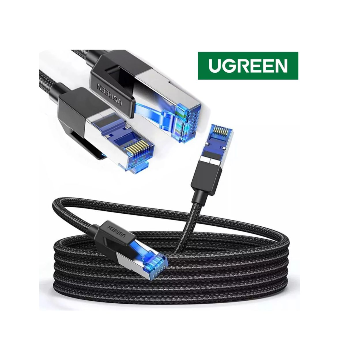 UGREEN - Cable De Red Cat8 Conector Rj45 40 Gbps Lan Ethernet 2 Metros UGREEN