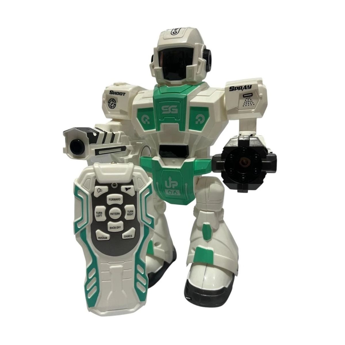 GENERICO - Juguete Robot Inteligente Multifuncional con Control Remoto - Luces Sonidos y Movimientos