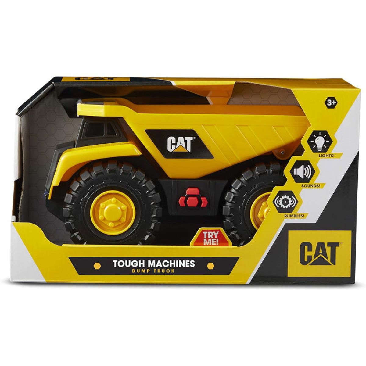 CAT - Camión Cat Volquete de plástico con Sonido 25 cm Funrise 82285