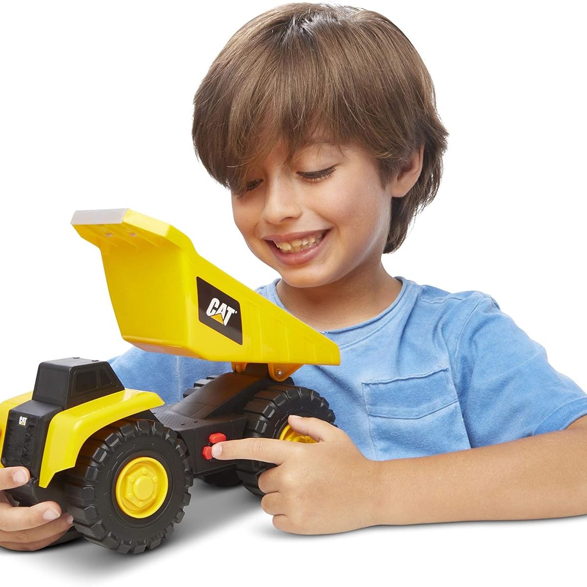 CAT - Camión Cat Volquete de plástico con Sonido 25 cm Funrise 82285