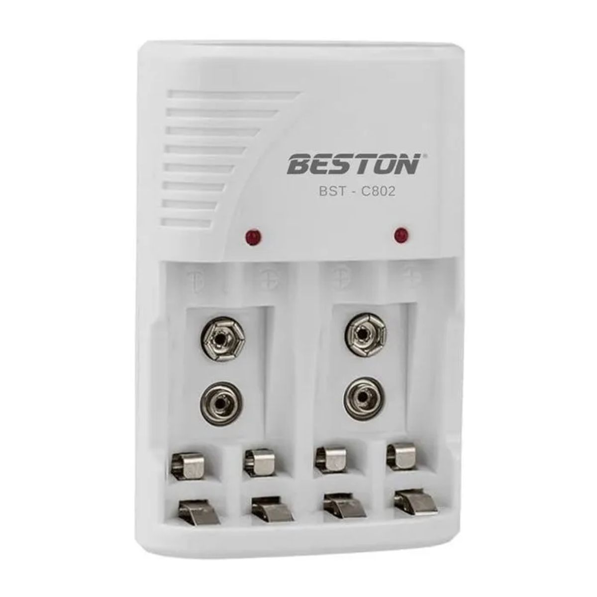 BESTON - Cargador de Baterias Pilas Recargables BESTON PARA 4 UNIDADES