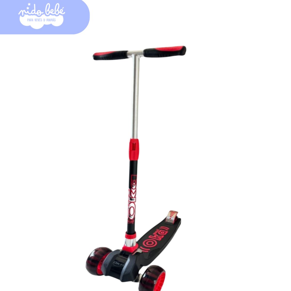 OKA - SCOOTER MAXI OKA ROJO Y NEGRO