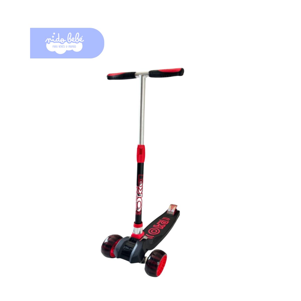 OKA - SCOOTER MAXI OKA ROJO Y NEGRO