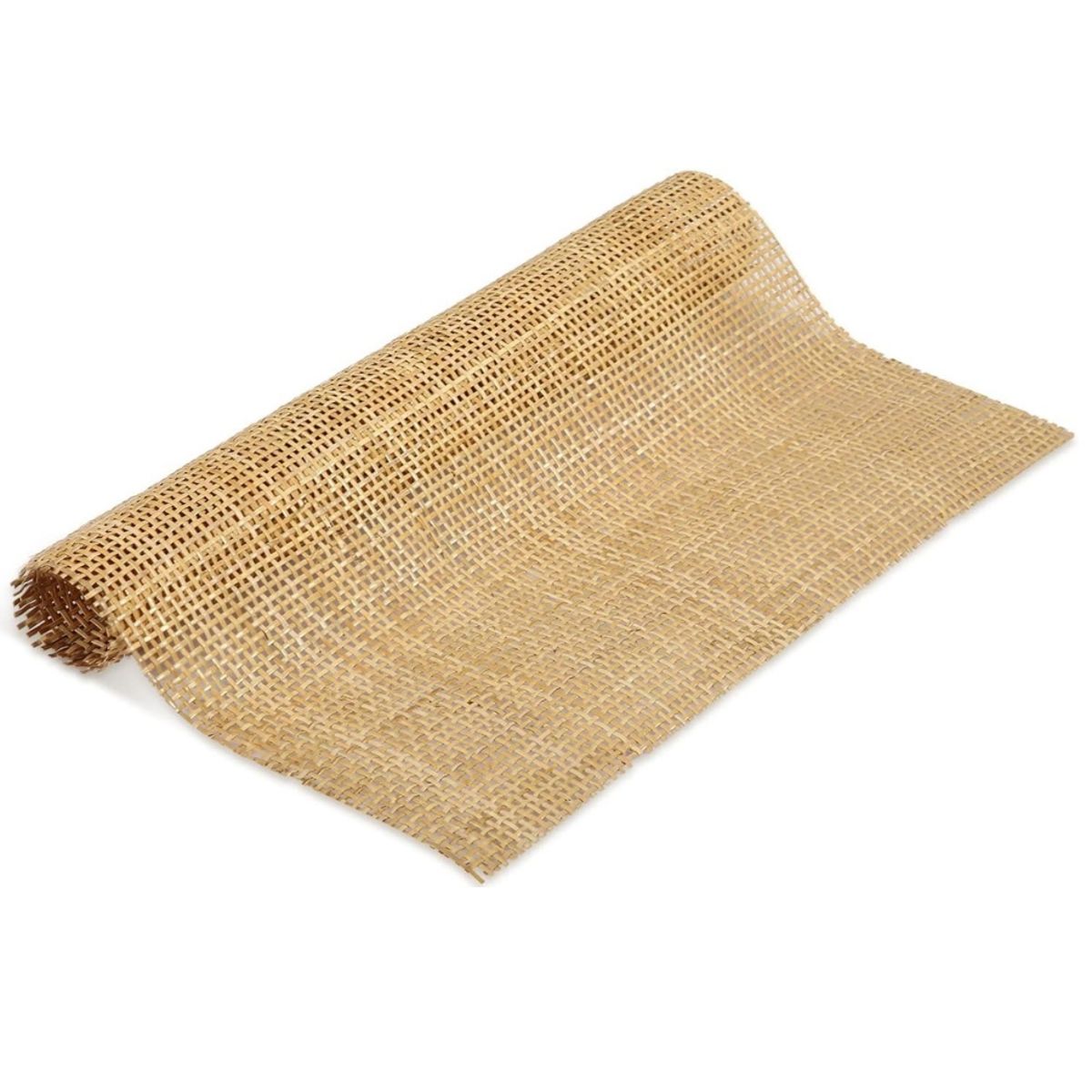 GENERICO - Esterilla - Ratán Rollo Natural Tejido de Rejilla Cuadrada para Muebles 55 cm ancho x 3m