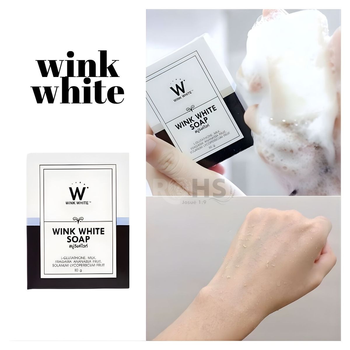 WINK WHITE - JABON ACLARADOR Y EXFOLIANTE WINK WHITE SOAP