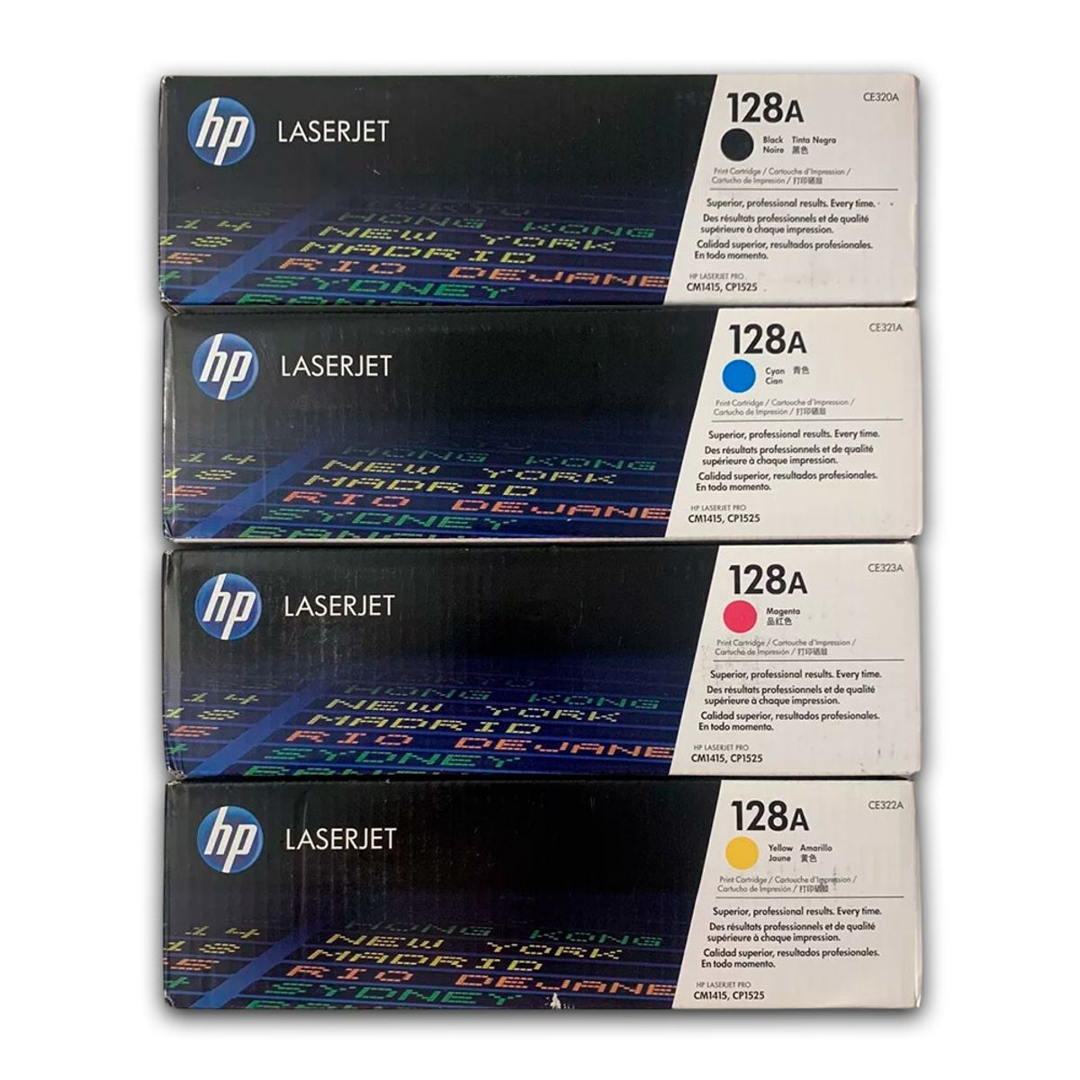 HP - Toner HP 128A Pack Completo CM1410 CM1415 Original