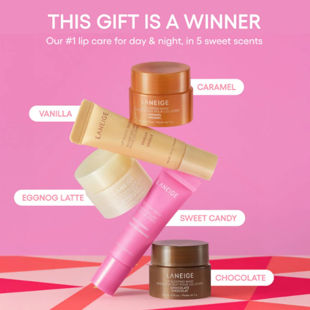 LANEIGE - Set de Minis para Labios Balsamo + Mascarilla Midnight Minis Laneige