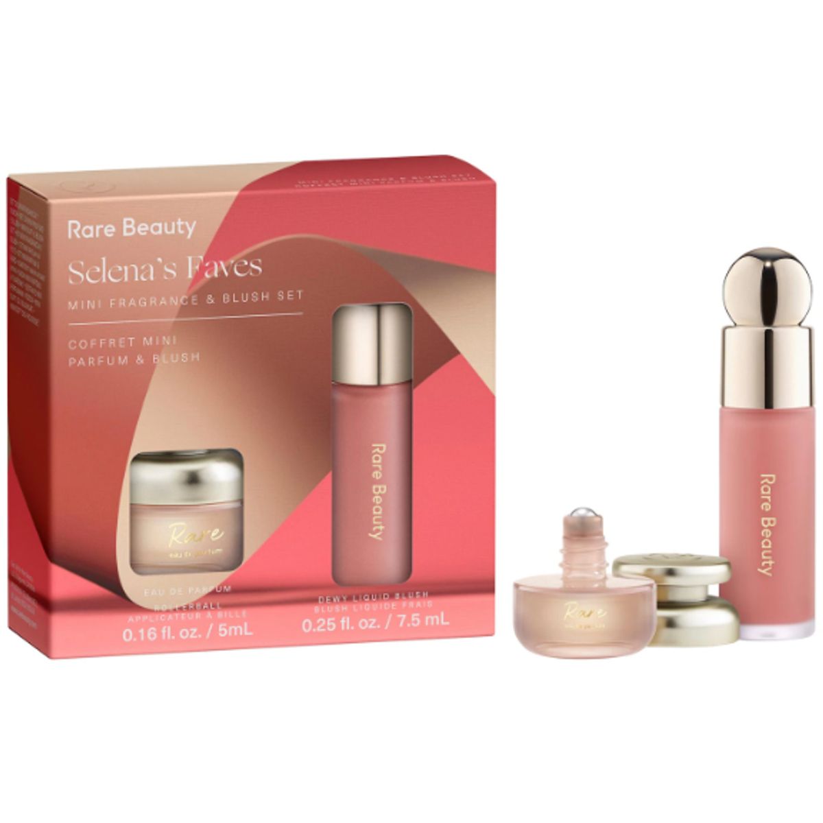 RARE BEAUTY - Set Los Favoritos de Selena Mini Rubor & Mini Perfume Rare Beauty
