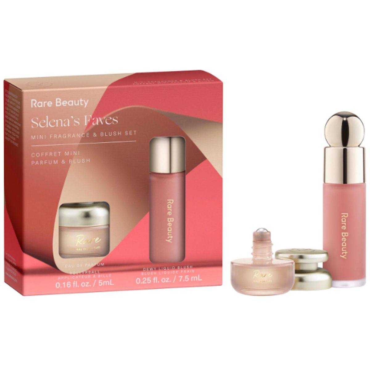 RARE BEAUTY - Set Los Favoritos de Selena Mini Rubor & Mini Perfume Rare Beauty
